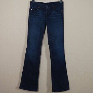 Genetic Denim Jeans The Riley Bootcut DNA Dark Wash Size 29 Lowrise